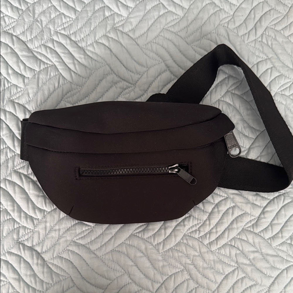 Dagne Dover Black Waist Bag